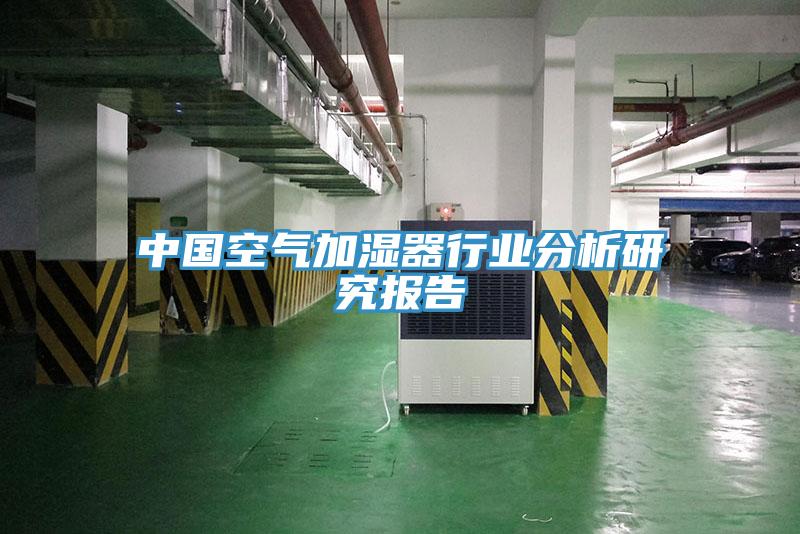 中國(guó)空氣加濕器行業(yè)分析研究報(bào)告