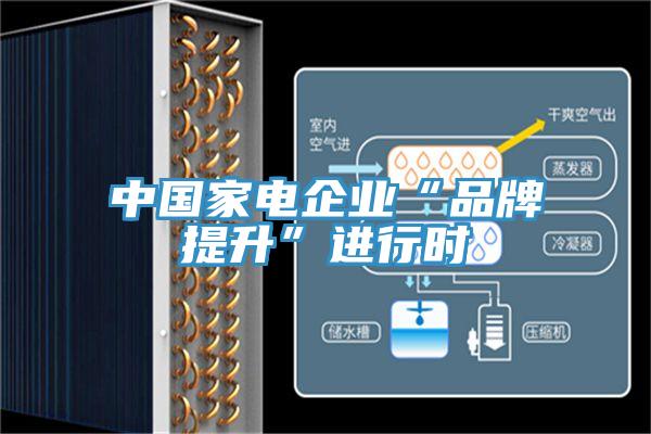 中國家電企業“品牌提升”進行時