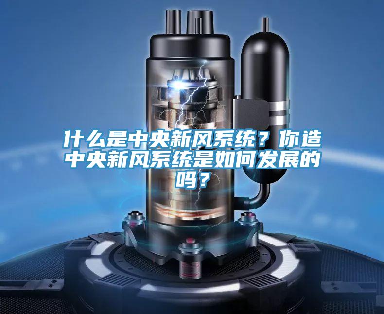 什么是中央新風系統?你造中央新風系統是如何發展的嗎?