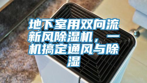 地下室用雙向流新風除濕機，一機搞定通風與除濕