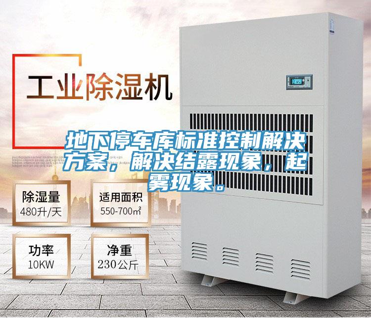 地下停車(chē)庫(kù)標(biāo)準(zhǔn)控制解決方案，解決結(jié)露現(xiàn)象，起霧現(xiàn)象。