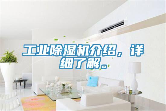 工業除濕機介紹，詳細了解。