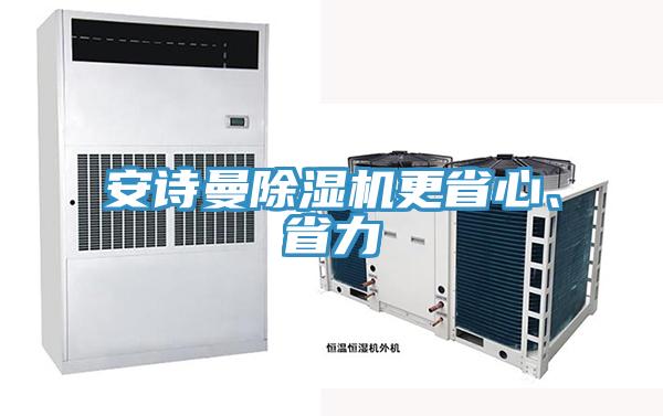 安詩曼除濕機更省心、省力