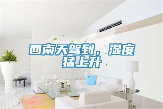 回南天駕到，濕度猛上升