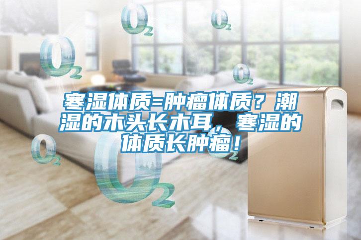 寒濕體質=腫瘤體質？潮濕的木頭長木耳，寒濕的體質長腫瘤！