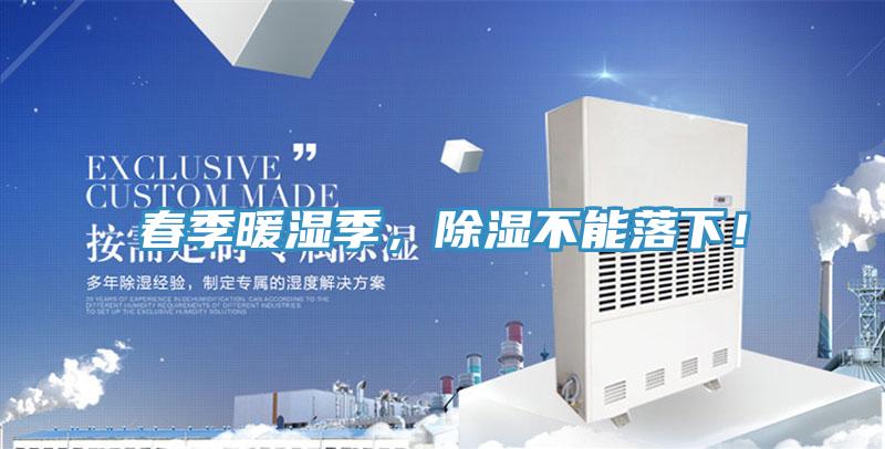 春季暖濕季，除濕不能落下！