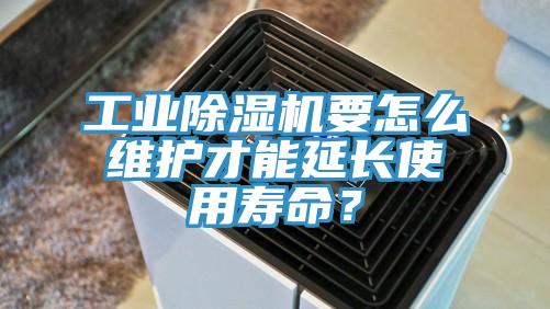 工業除濕機要怎么維護才能延長使用壽命？