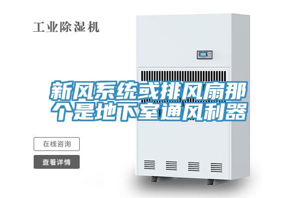 新風(fēng)系統(tǒng)或排風(fēng)扇那個是地下室通風(fēng)利器