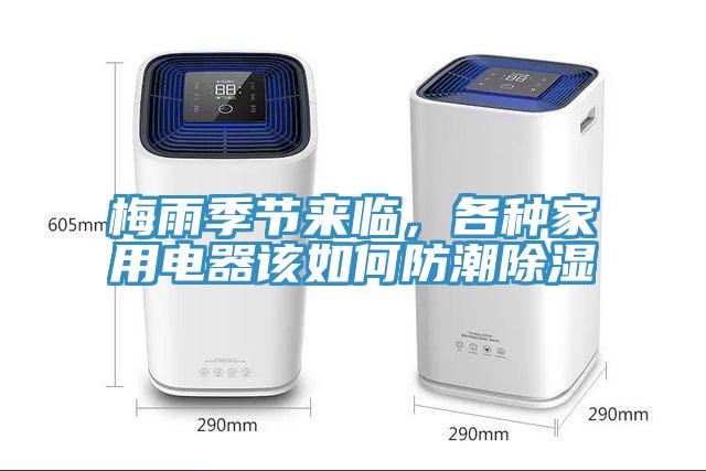 梅雨季節來臨，各種家用電器該如何防潮除濕