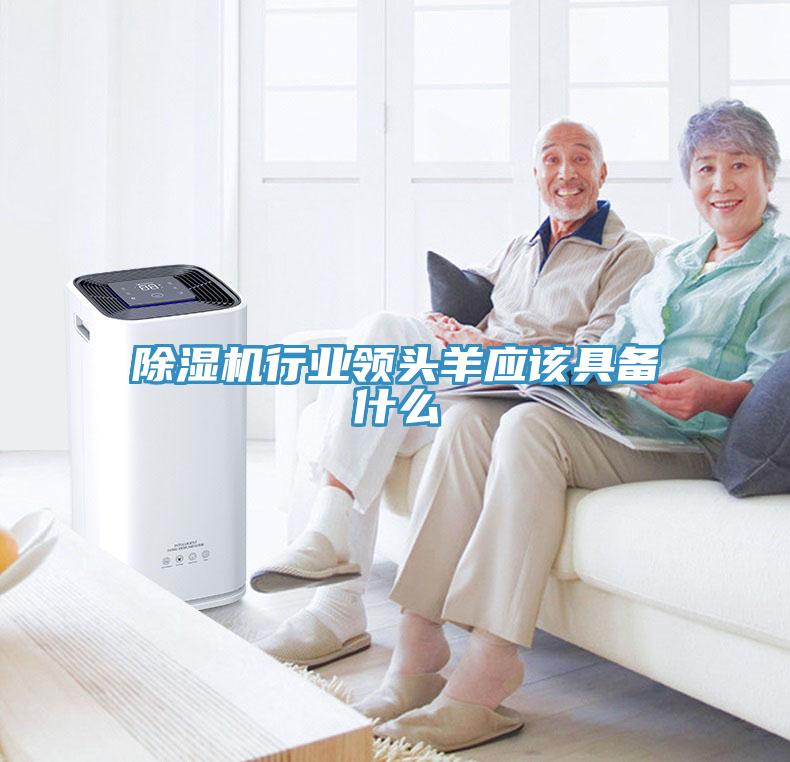 除濕機行業領頭羊應該具備什么
