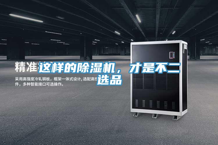 這樣的除濕機，才是不二選品