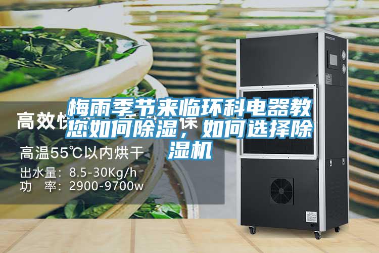 梅雨季節來臨環科電器教您如何除濕，如何選擇除濕機