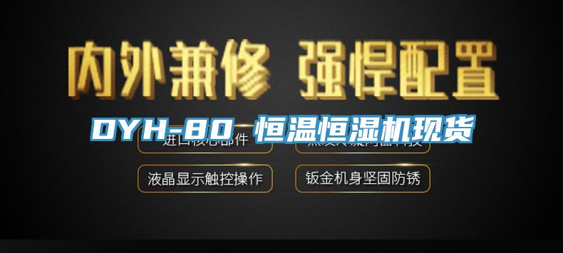 DYH-80 恒溫恒濕機現(xiàn)貨