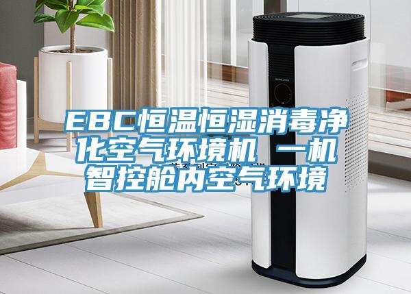 EBC恒溫恒濕消毒凈化空氣環(huán)境機 一機智控艙內(nèi)空氣環(huán)境