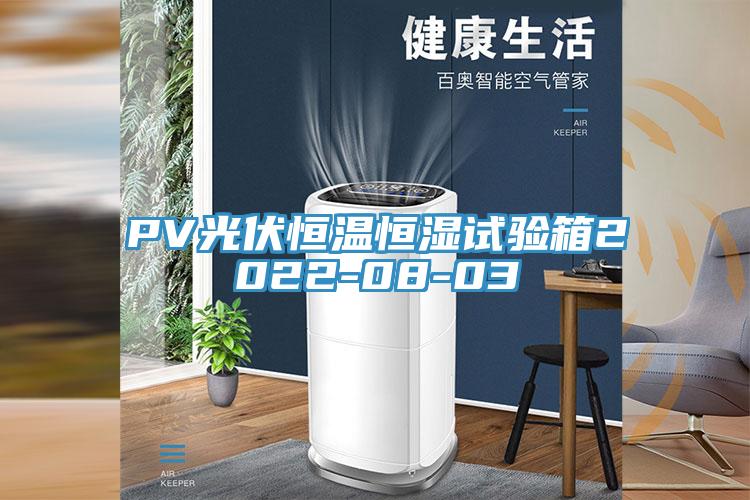 PV光伏恒溫恒濕試驗箱2022-08-03