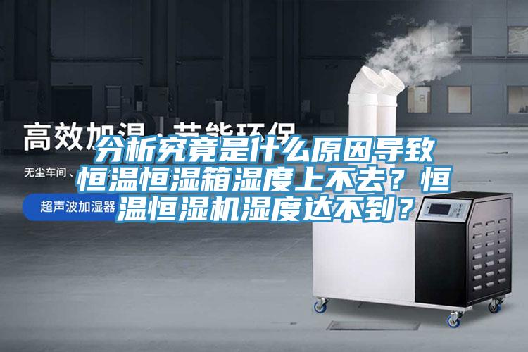 分析究竟是什么原因導致恒溫恒濕箱濕度上不去？恒溫恒濕機濕度達不到？