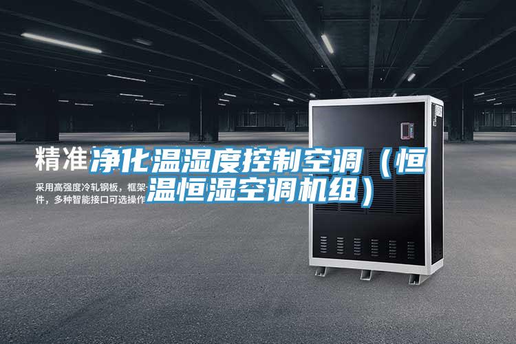 凈化溫濕度控制空調（恒溫恒濕空調機組）