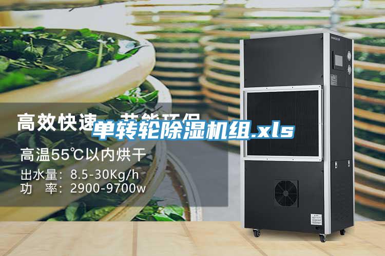 單轉輪除濕機組.xls