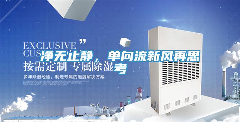 凈無止靜，單向流新風(fēng)再思考