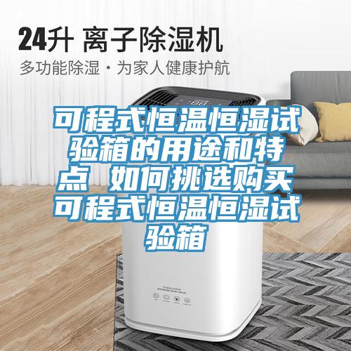 可程式恒溫恒濕試驗(yàn)箱的用途和特點(diǎn) 如何挑選購(gòu)買可程式恒溫恒濕試驗(yàn)箱