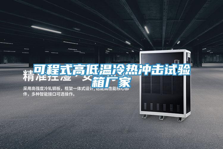 可程式高低溫冷熱沖擊試驗(yàn)箱廠家