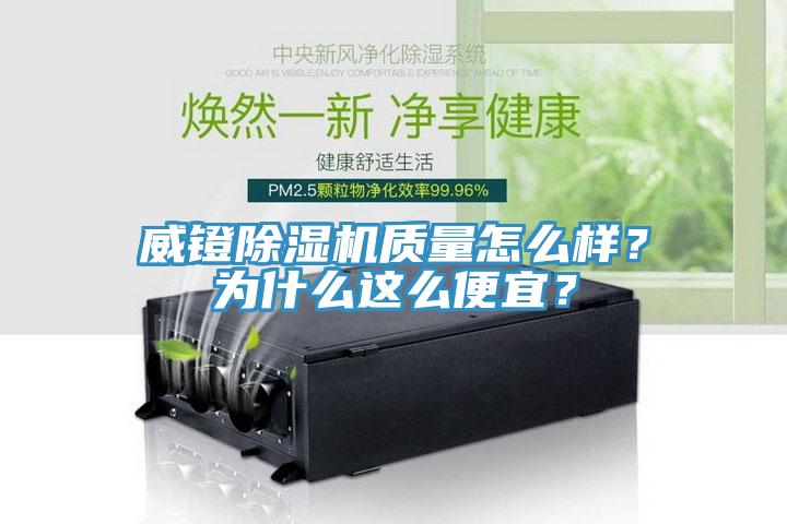 威鐙除濕機質量怎么樣？為什么這么便宜？