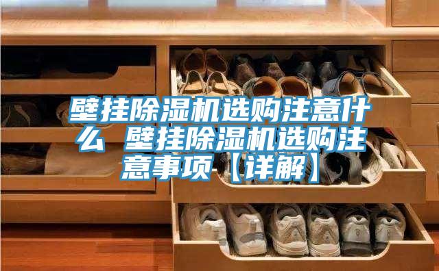 壁掛除濕機選購注意什么 壁掛除濕機選購注意事項【詳解】