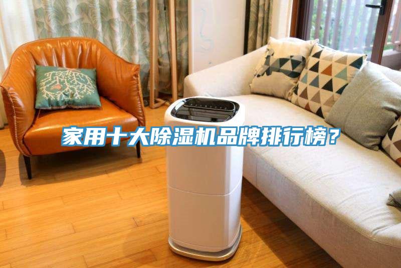 家用十大除濕機品牌排行榜？