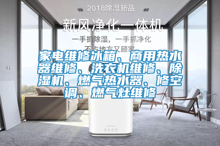 家電維修冰箱、商用熱水器維修、洗衣機維修、除濕機、燃氣熱水器、修空調、燃氣灶維修