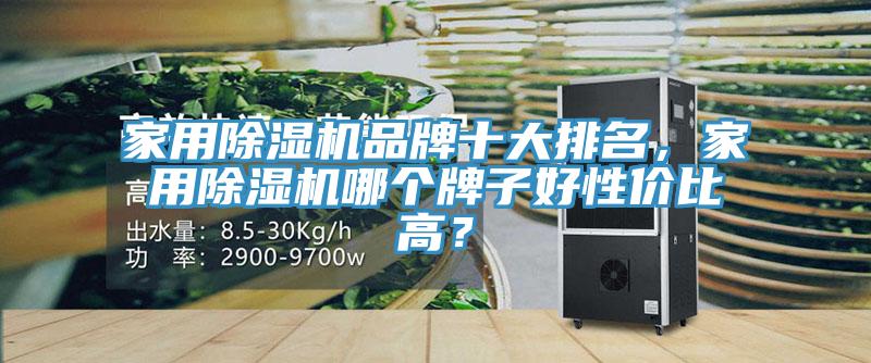 家用除濕機品牌十大排名，家用除濕機哪個牌子好性價比高？