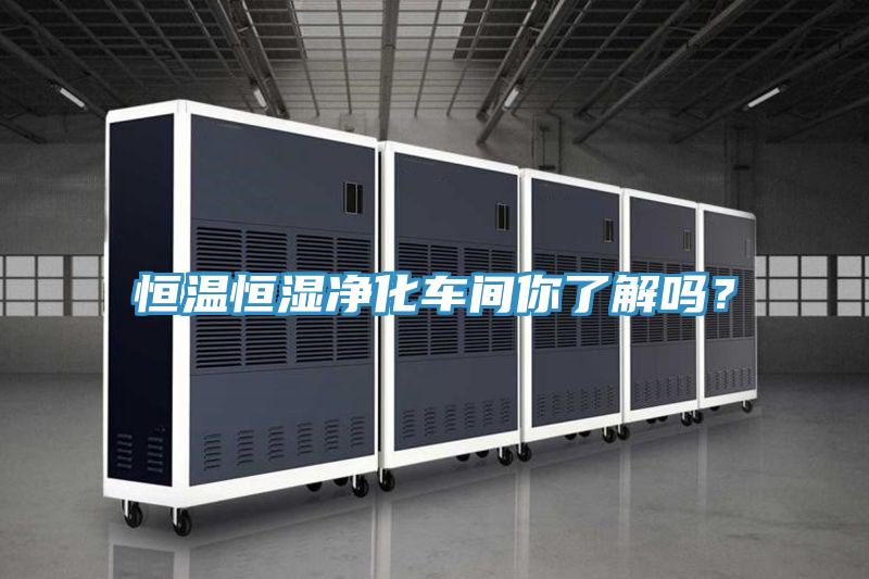 恒溫恒濕凈化車間你了解嗎？