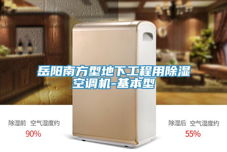 岳陽南方型地下工程用除濕空調機-基本型