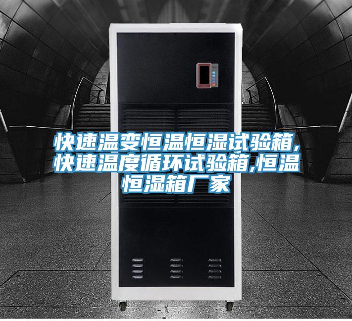 快速溫變恒溫恒濕試驗箱,快速溫度循環(huán)試驗箱,恒溫恒濕箱廠家