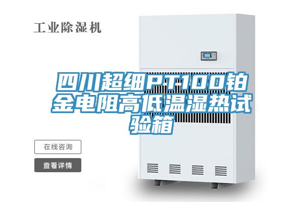 四川超細PT100鉑金電阻高低溫濕熱試驗箱