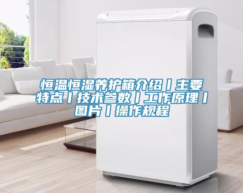 恒溫恒濕養護箱介紹丨主要特點丨技術參數丨工作原理丨圖片丨操作規程