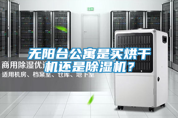 無陽臺公寓是買烘干機還是除濕機？