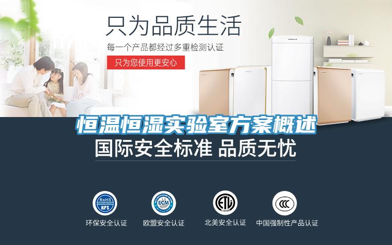 恒溫恒濕實驗室方案概述