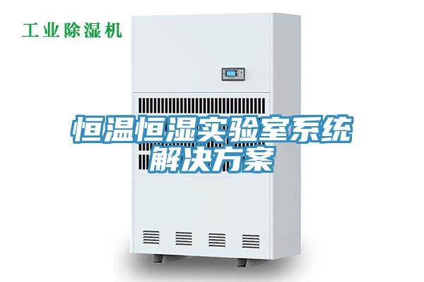 恒溫恒濕實(shí)驗(yàn)室系統(tǒng)解決方案