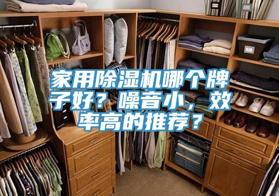 家用除濕機哪個牌子好？噪音小，效率高的推薦？
