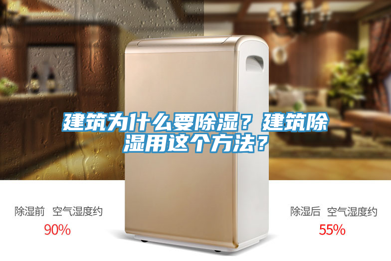建筑為什么要除濕？建筑除濕用這個方法？