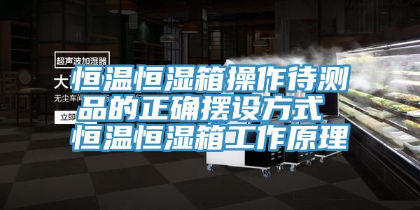 恒溫恒濕箱操作待測品的正確擺設(shè)方式 恒溫恒濕箱工作原理