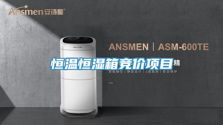 恒溫恒濕箱競(jìng)價(jià)項(xiàng)目