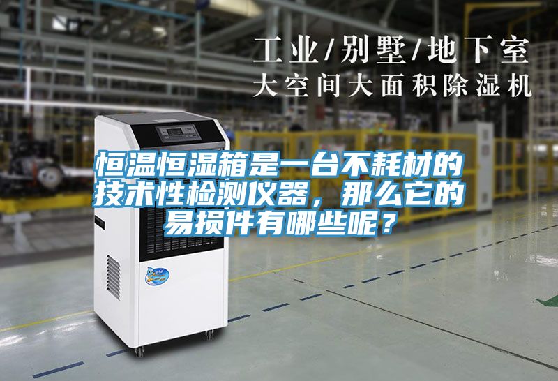 恒溫恒濕箱是一臺不耗材的技術性檢測儀器，那么它的易損件有哪些呢？