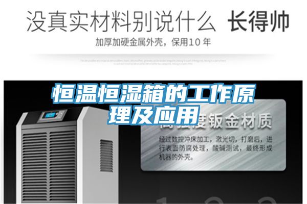 恒溫恒濕箱的工作原理及應用