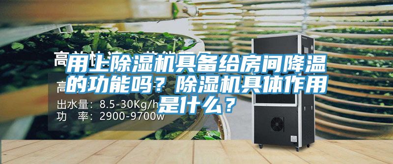 用上除濕機具備給房間降溫的功能嗎？除濕機具體作用是什么？