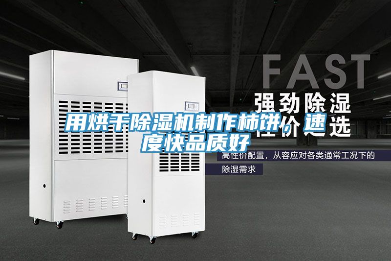 用烘干除濕機制作柿餅，速度快品質好