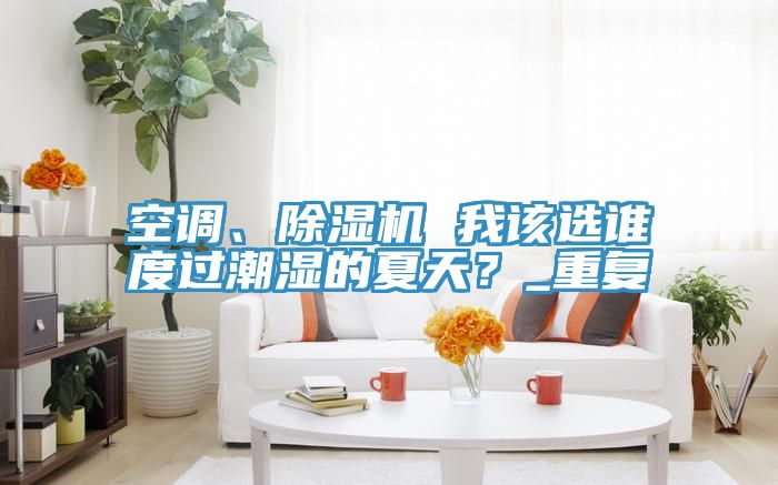 空調、除濕機 我該選誰度過潮濕的夏天?_重復