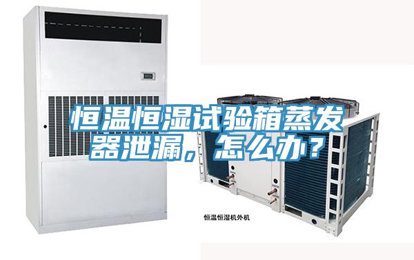 恒溫恒濕試驗(yàn)箱蒸發(fā)器泄漏，怎么辦？