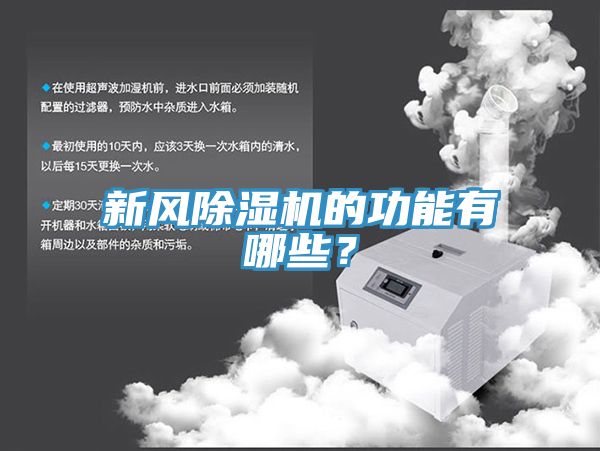 新風除濕機的功能有哪些？