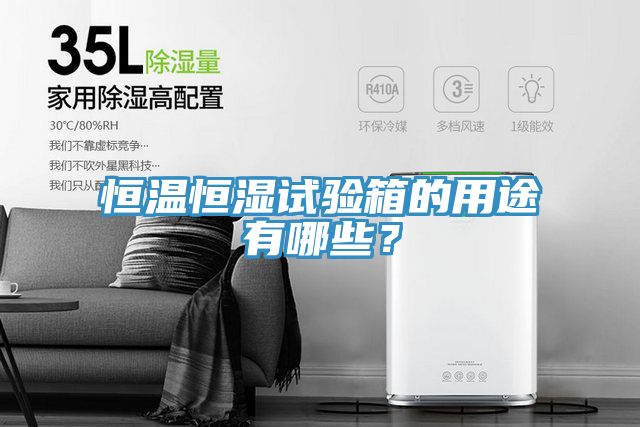 恒溫恒濕試驗(yàn)箱的用途有哪些？